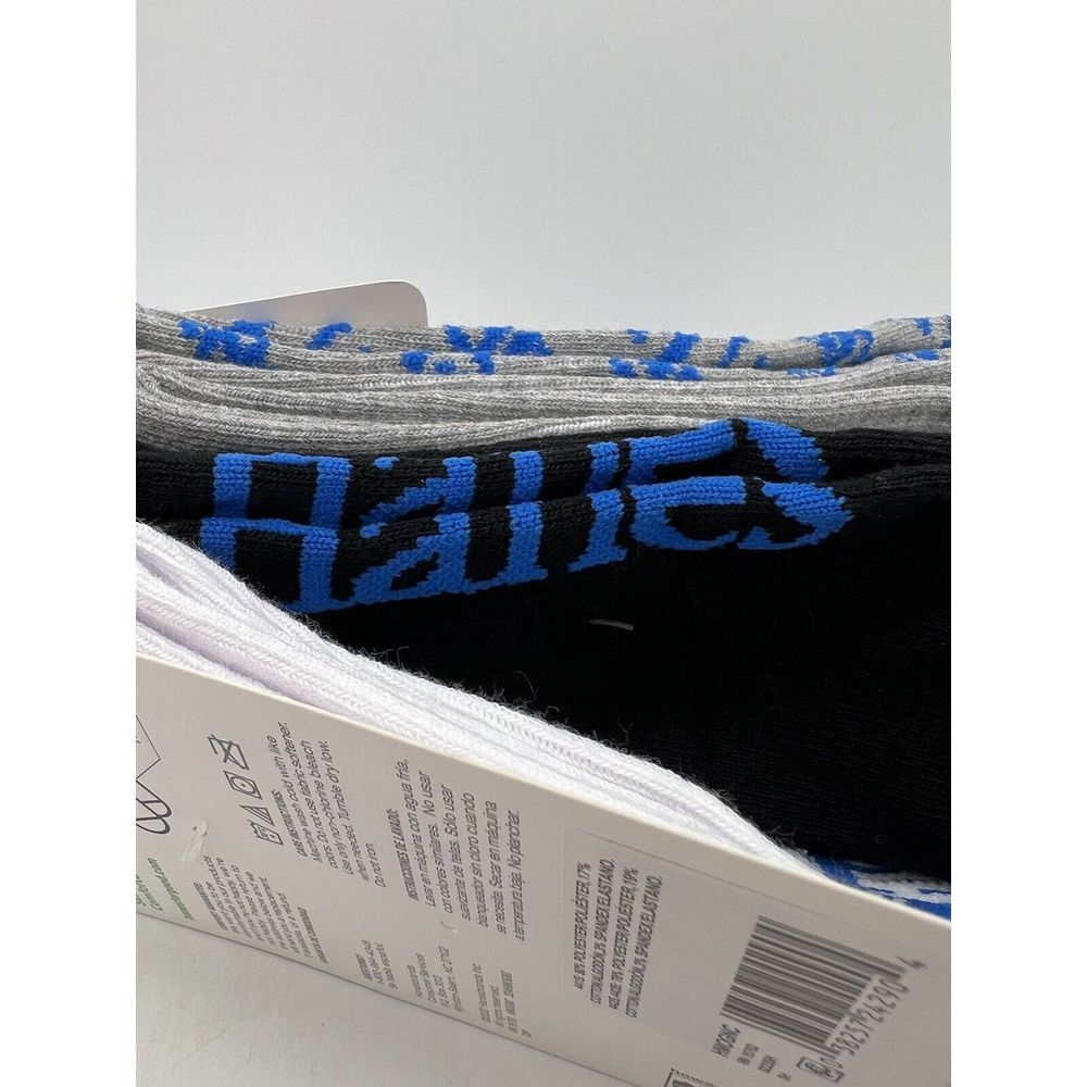 Hanes Men's Limited Edition Crew Socks, 4 Pack - Size 6-12 - Gray, Wht, Blk #164 - Picture 5 of 6